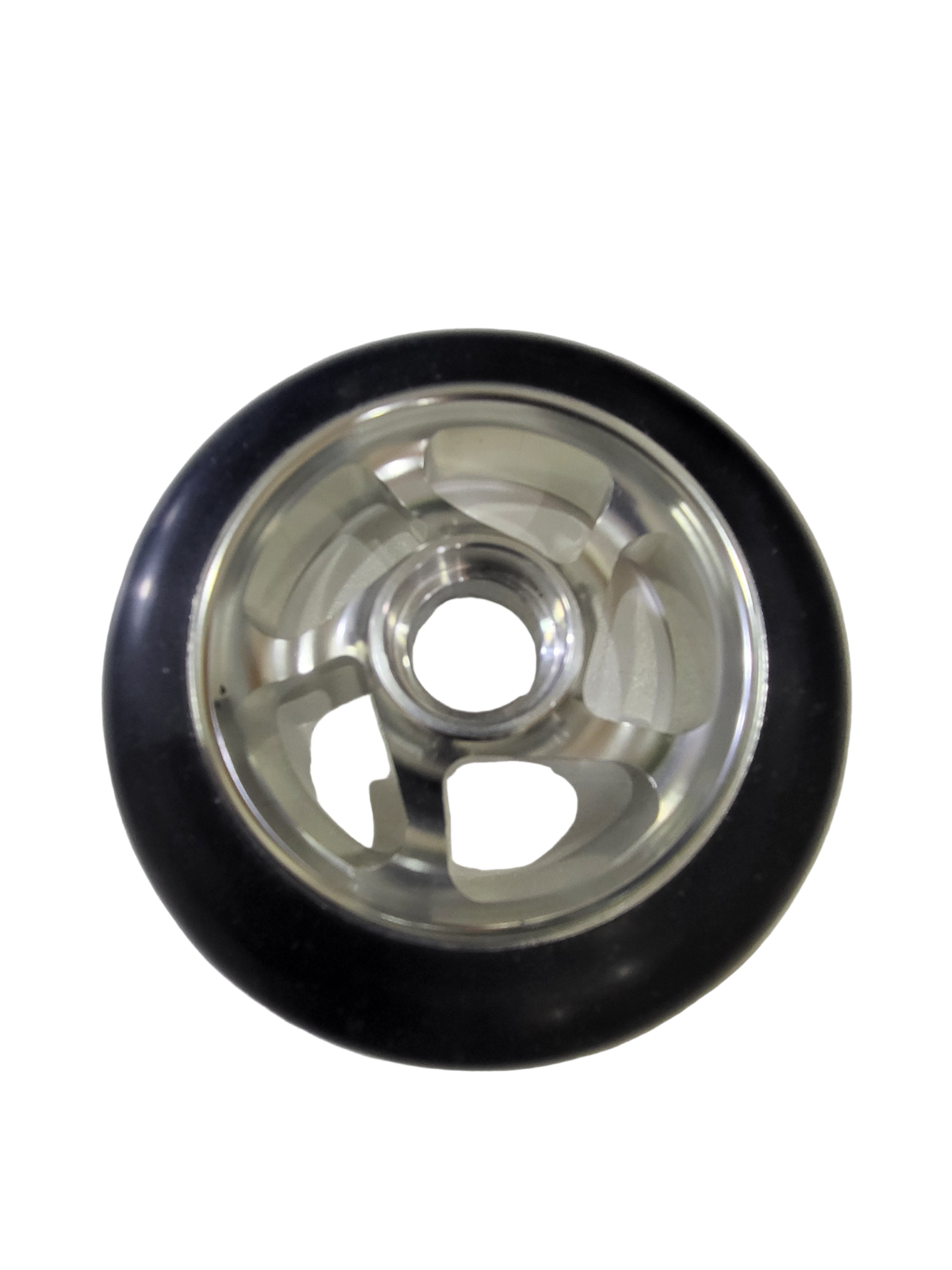 Skejthjul/st tomma 2:or, Obs! ej kullager, bussningar, axel, skruv/mutter